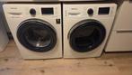 Set wasdroger en wasmachine Samsung 8 kg, 8 tot 10 kg, Ophalen of Verzenden, Zo goed als nieuw, 85 tot 90 cm