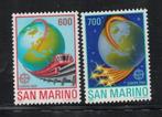 C862 San Marino 1380/81 postfris Cept, Postzegels en Munten, Postzegels | Europa | Italië, Verzenden, Postfris