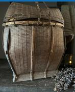 Originele oude chinese mand met deksel SALE !, Ophalen of Verzenden, Zo goed als nieuw, Rechthoekig