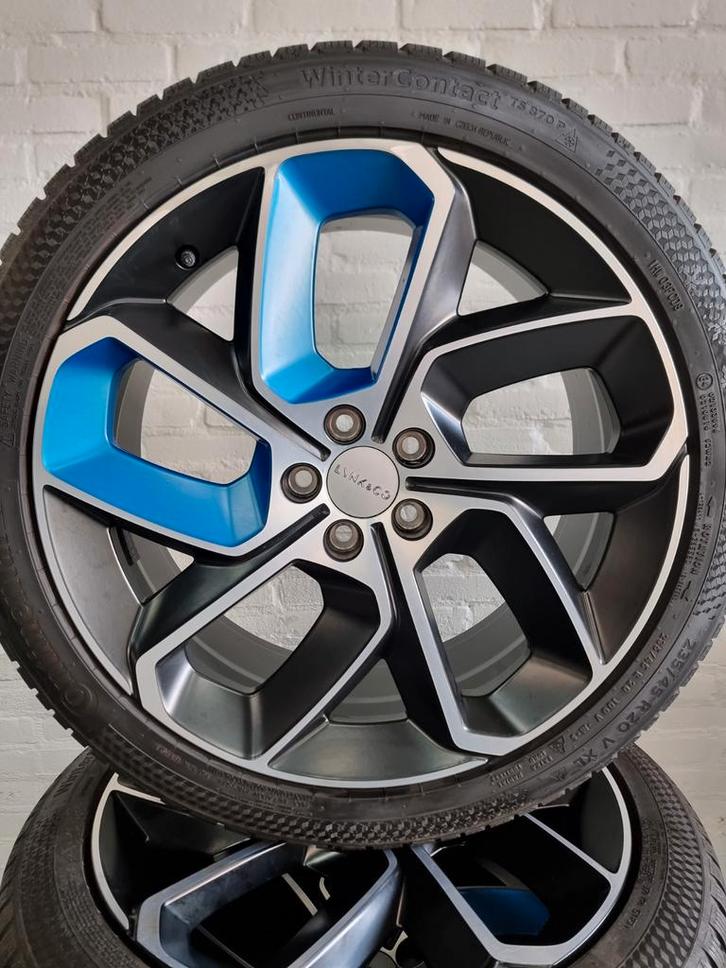 Nette orig. 20" Lynk en Co velgen, 7,5 mm Continental winter, Auto-onderdelen, Banden en Velgen, Banden en Velgen, Winterbanden