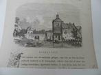 G 319 / Ijsselstein Houtgravure vrij Zeldzaam, Antiek en Kunst, Kunst | Etsen en Gravures, Ophalen of Verzenden