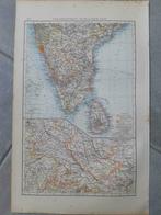 135 / Zuid India en Ceylon Schitterende litho uit 1899, Ophalen of Verzenden