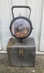 Brocante oude treinlamp - seinlamp / Perion Akku, Antiek en Kunst, Ophalen of Verzenden