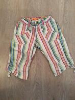 Leuke gekleurde 3/4 broek maat 110 - 116 z.g.a.n.!, Ophalen of Verzenden, Zo goed als nieuw, Meisje, Broek