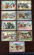 9 Oude Reclame Plaatjes THEE-E.Brandsma Amsterdam 1910/20, Ophalen of Verzenden, Zo goed als nieuw, Overige typen