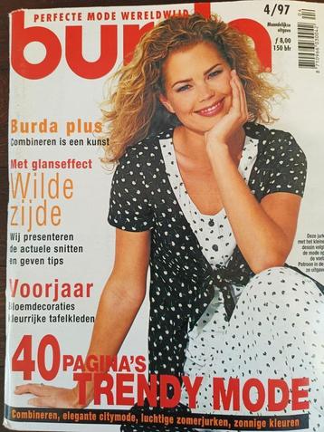 Burda april 1997 met trouwjurk bruiloft beschikbaar voor biedingen