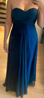 Blauwe Luxuar galajurk maat 40/L, Maat 38/40 (M), Galajurk, Blauw, Ophalen of Verzenden