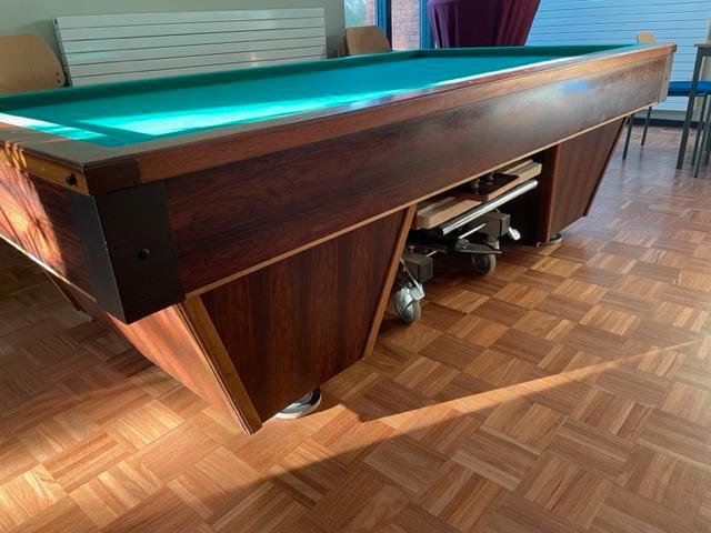 Wilhelmina biljart 230 x 105 ( incl plaatsing), Sport en Fitness, Biljarten en Poolen, Biljarttafel, Ophalen