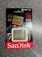 2x SanDisk Extreme 32GB CompactFlash kaart, 32 GB, Nieuw, Ophalen of Verzenden, Fotocamera
