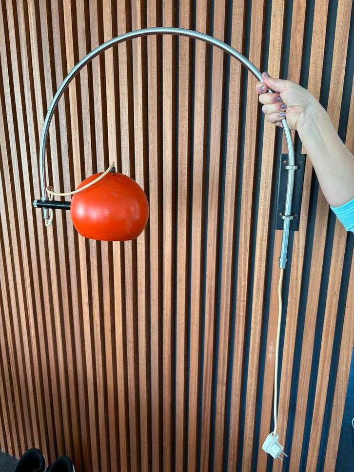 Herda Wandbooglamp - Stijlvol en functioneel, Huis en Inrichting, Lampen | Wandlampen, Gebruikt, Metaal, Ophalen of Verzenden