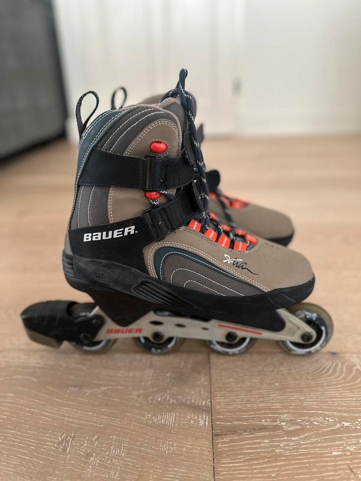 Bauer inline skates maat 44 – weinig gebruikt, Sport en Fitness, Skeelers, Zo goed als nieuw, Inline skates 4 wielen, Bauer, Ophalen of Verzenden