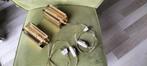 Set vintage Atlantic wandlampjes Vitrika nr 2021Deens design, Huis en Inrichting, Ophalen of Verzenden, Gebruikt, Glas