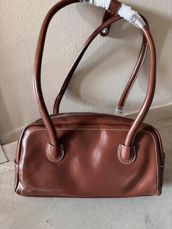 “Baseball” tas NIEUW CHOCLAT BROWN, Sieraden, Tassen en Uiterlijk, Tassen | Damestassen, Ophalen of Verzenden