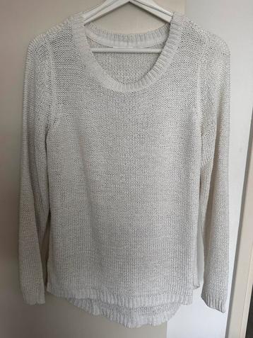 Witte gebreide Only Trui - Maat L beschikbaar voor biedingen