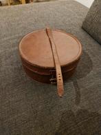 Vintage Lederen Hoedendoos, Antiek en Kunst, Ophalen of Verzenden