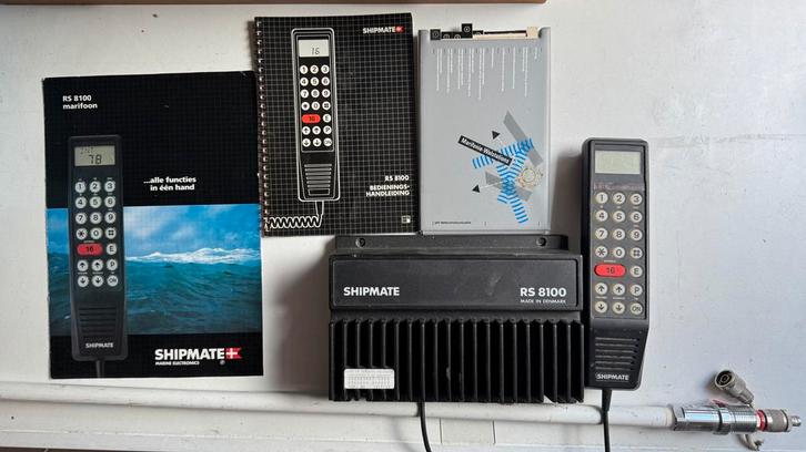 Shipmate RS 8100 Marifoon Set, Watersport en Boten, Navigatiemiddelen en Scheepselektronica, Gebruikt, Radio, Ophalen