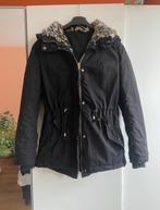 H&M winterjas met teddy panterprint, H&M, Zwart, Ophalen of Verzenden, Maat 36 (S)