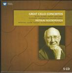 Mstislav Rostropovich - Great cello concertos = 5cdBOX=19,99, Ophalen of Verzenden, Classicisme, Zo goed als nieuw, Kamermuziek