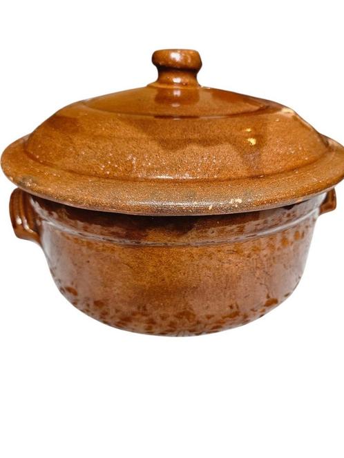Vintage UNOX aardewerken stoofpot – jaren ’70, Huis en Inrichting, Keuken | Potten en Pannen, Gebruikt, Overige materialen, Ophalen of Verzenden