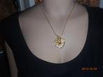 Goud kleurige ketting met grannaatje, Ophalen of Verzenden, Nieuw, Goud, Overige materialen