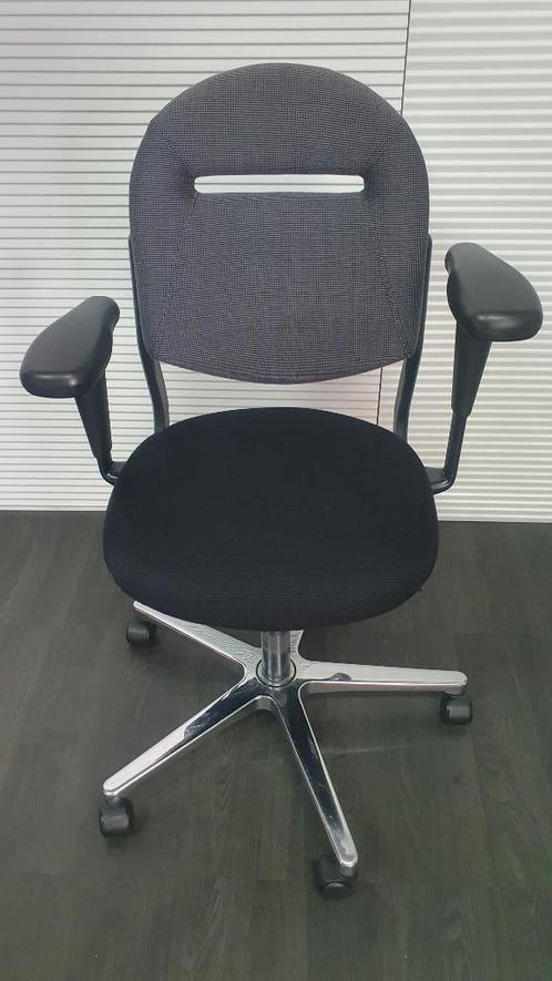 Bureaustoel Ahrend 220 Antraciet/zwart, Huis en Inrichting, Bureaustoelen, Zo goed als nieuw, Bureaustoel, Zwart, Ergonomisch