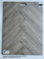 Visgraat Pvc click gran Canaria met integreerde ondervloer, 75 m² of meer, Nieuw, Ophalen of Verzenden, Visgraat Pvc vloeren grijs