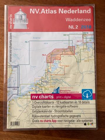 NV Atlas NL2 Waddenzee - Zeekaarten Nederlandse Eilanden beschikbaar voor biedingen