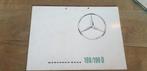 Mercedes benz 190 190 d brochure, Boeken, Gelezen, Ophalen of Verzenden, Mercedes