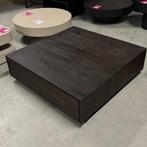 Japandi salon blok 100x100 bruin, Ophalen, 50 tot 100 cm, Vierkant, 50 tot 100 cm
