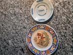 Twee aardewerk wandborden t.g.v huwelijk Prinses Juliana, Ophalen of Verzenden, Servies