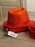 Rode Glitterhoedjes 3 stuks, Ophalen, Nieuw, One size fits all