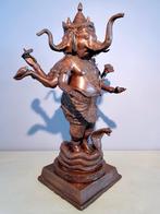 TRIMUKHI GANESHA BEELD 51 CM (11KG)!, Ophalen of Verzenden, Zo goed als nieuw, Religie