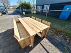 NIEUW TUINSET GEIMPREGNEERD GRENEN, Eettafel, 6 zitplaatsen, Nieuw, Ophalen of Verzenden