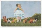 Mutzipuppen und Mutzitieren  1931 poppenkaart ezelsoortjes, Verzenden, 1920 tot 1940, Gelopen, Overige thema's