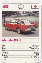 Kw3049 autokaartje mazda rx 5 ( 8d ), Ophalen of Verzenden, Zo goed als nieuw, Auto's