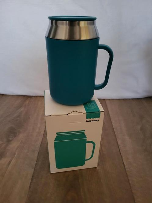 Tupperware iso coffee mug/ koffie mug, Huis en Inrichting, Keuken | Tupperware, Nieuw, Beker of Kan, Blauw, Ophalen of Verzenden