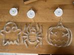 3 halloween raamhangers mer verlichting en zuignap, Hobby en Vrije tijd, Feestartikelen, Ophalen of Verzenden, Zo goed als nieuw