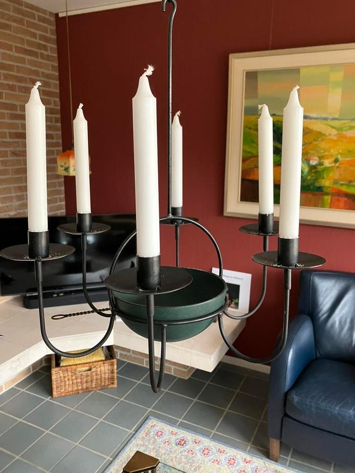 Kaarsenkroon, Antiek en Kunst, Antiek | Kandelaars, Overige materialen, Ophalen of Verzenden