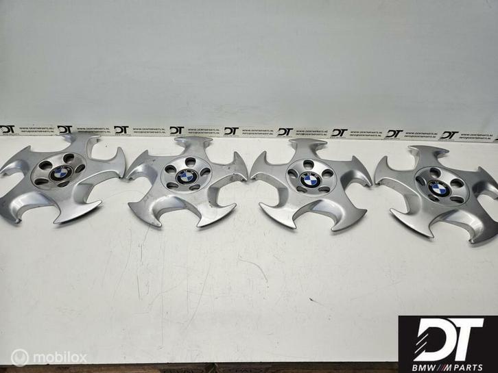 Set wiel kappen 4x BMW E34 E31 Throwing Stars 36112227007, Auto diversen, Wieldoppen, Gebruikt, Ophalen of Verzenden