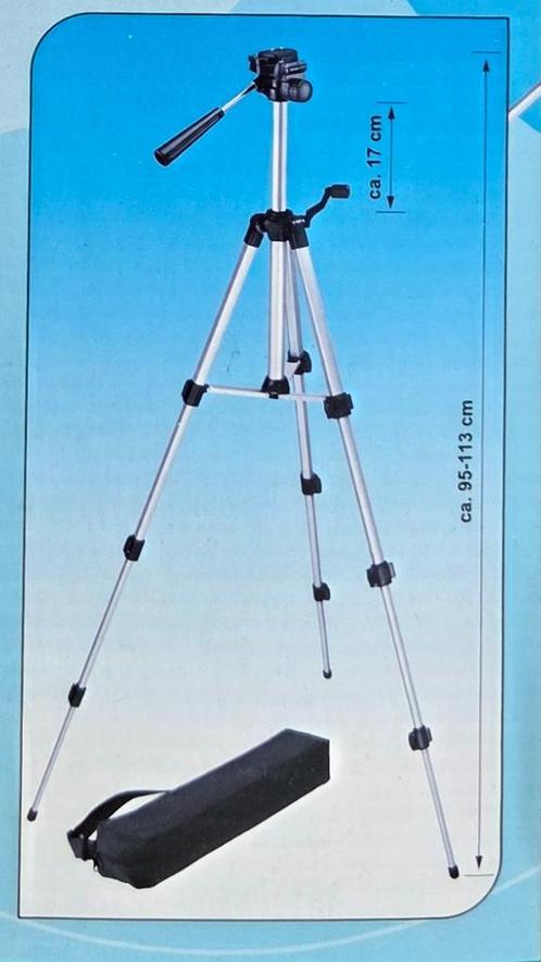 Nieuw! statief met draagzak, Audio, Tv en Foto, Fotografie | Statieven en Balhoofden, Nieuw, Driepoot, Minder dan 150 cm, Ophalen of Verzenden