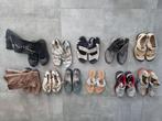 11 paar schoenen/laarzen maat 41/42 totaal 25,-, Ophalen of Verzenden, Gedragen, Zwart