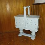 Leuke oude (lichtblauwe) naaikist, Antiek en Kunst, Ophalen