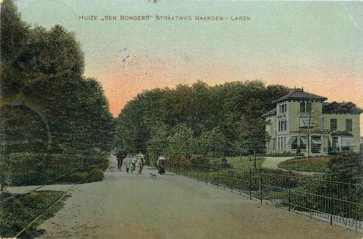 701091025 Naarden Huize Den Bongerd, Verzamelen, Ansichtkaarten | Nederland, Noord-Holland, Voor 1920, Verzenden