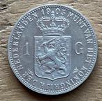 prachtige 1 gulden 1905 Wilhelmina, Postzegels en Munten, Munten | Nederland, Ophalen, 1 gulden, Zilver, Koningin Wilhelmina