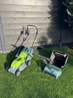 te koop elektrische grasmaaier + verticuteer machine, Tuin en Terras, Grasmaaiers, Ophalen, Gebruikt, Elektrische grasmaaier, Parkside