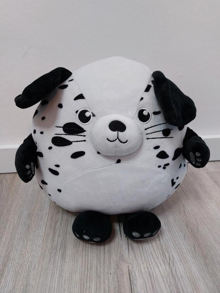 Knuffel Hema hond dalmatiër L1078, Kinderen en Baby's, Speelgoed | Knuffels en Pluche, Zo goed als nieuw, Hond, Ophalen of Verzenden