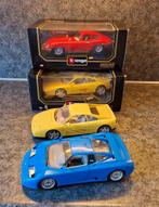 Burago auto's jaguar ferrari  bugatti, Hobby en Vrije tijd, Modelauto's | 1:24, Ophalen of Verzenden, Zo goed als nieuw, Bburago
