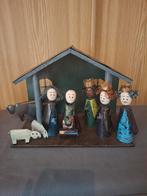 Stalen Kerststal met Engelen - Nieuw, Antiek en Kunst, Antiek | Religie, Ophalen of Verzenden