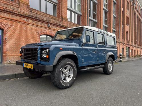 Land Rover Defender 2.2 D  2013 Blauw, Auto's, Bestelauto's, Particulier, 4x4, Achteruitrijcamera, Apple Carplay, Bluetooth, Centrale vergrendeling