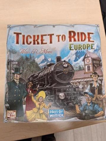 Ticket to ride Europe beschikbaar voor biedingen